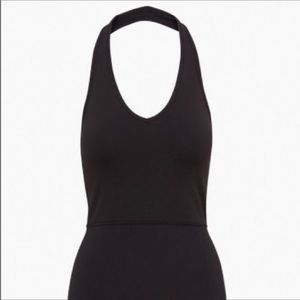 Aritizia Small Wilfred free Black Halter Dress